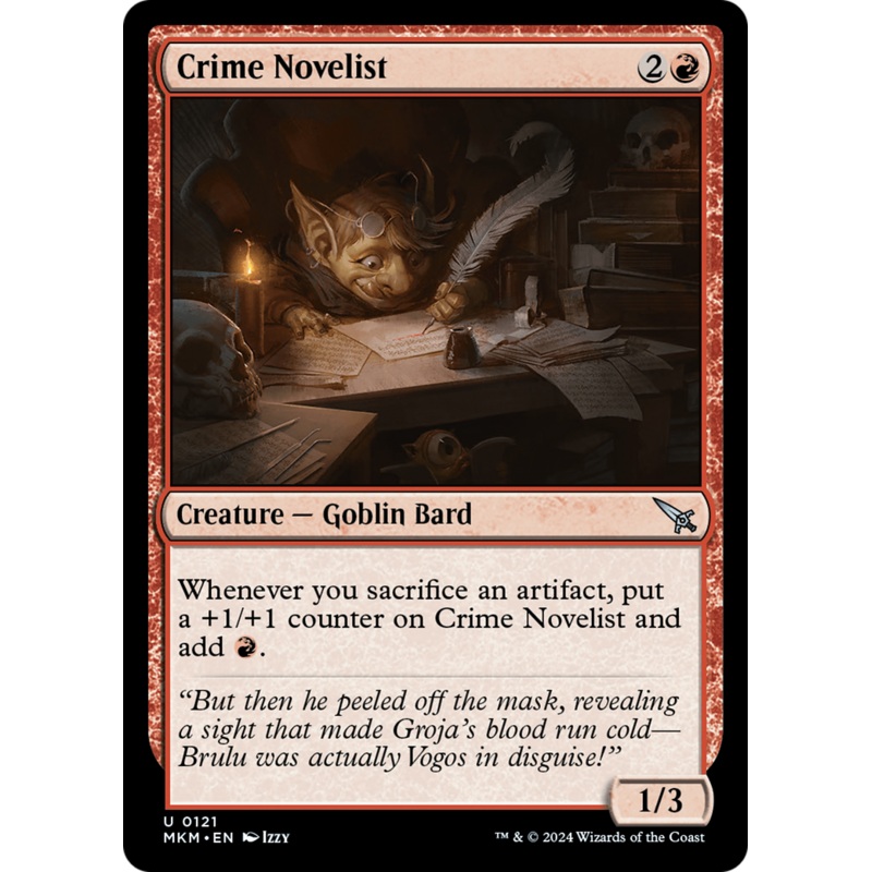 Crime Novelist [Murders at Karlov Manor]