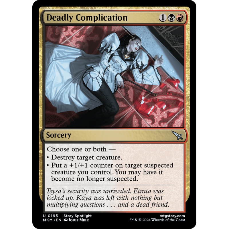 Deadly Complication [Murders at Karlov Manor]