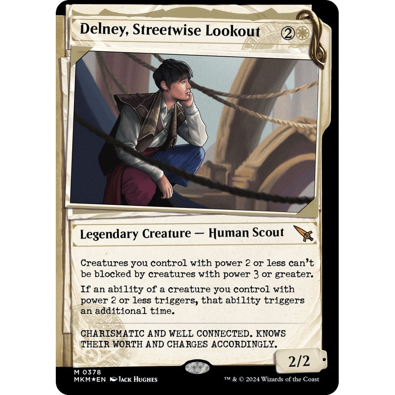 Delney, Streetwise Lookout (Showcase) (Invisible Ink) [Murders at Karlov Manor]