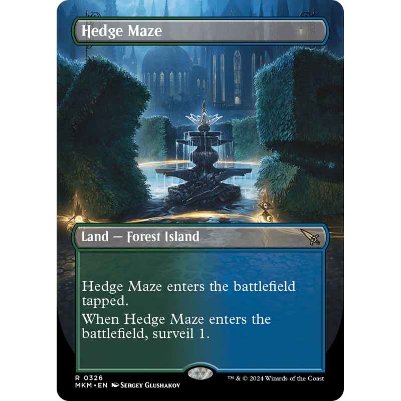 Hedge Maze (Borderless) [Murders at Karlov Manor]