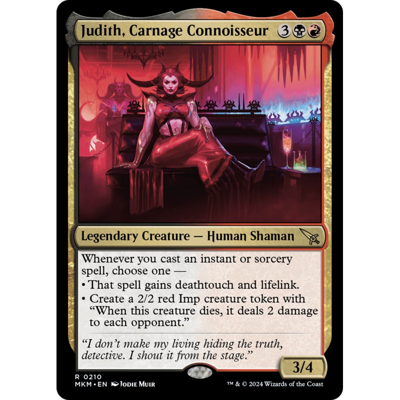 Judith, Carnage Connoisseur [Murders at Karlov Manor]