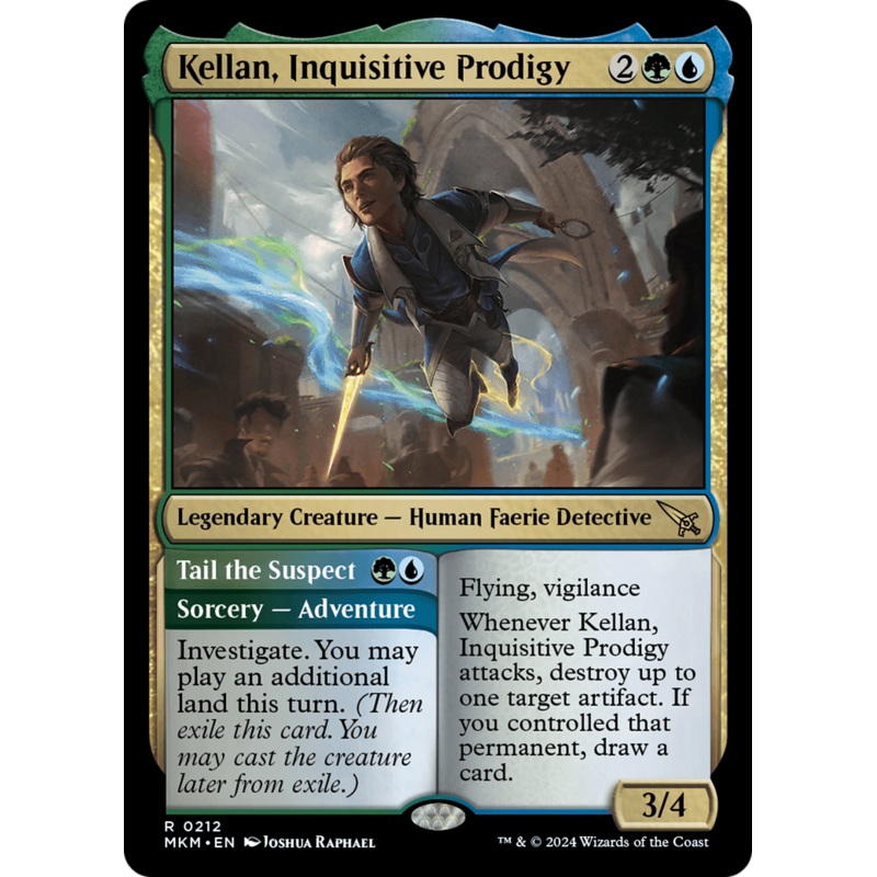 Kellan, Inquisitive Prodigy // Tail the Suspect [Murders at Karlov Manor]