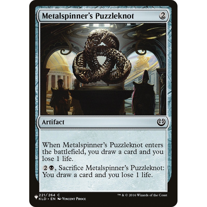 Metalspinner's Puzzleknot [The List]