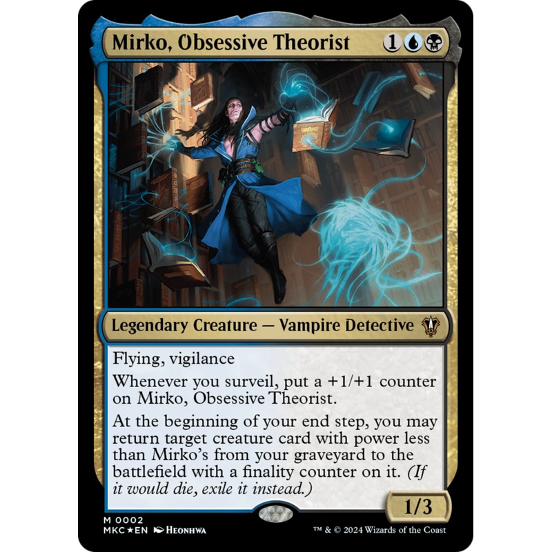 Mirko, Obsessive Theorist [Murders at Karlov Manor Commander]