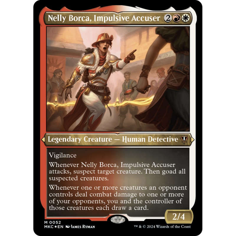 Nelly Borca, Impulsive Accuser (Display Commander) [Murders at Karlov Manor Commander]