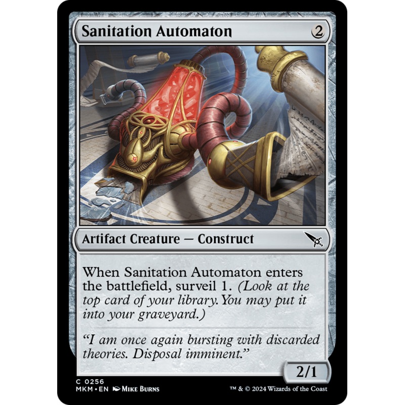 Sanitation Automaton [Murders at Karlov Manor]