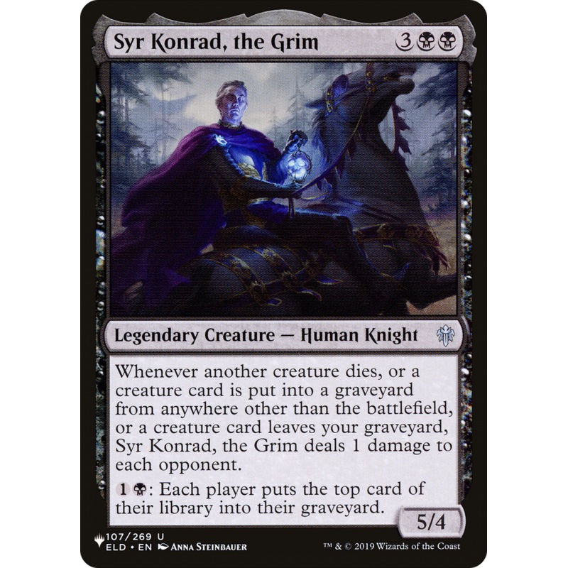 Syr Konrad, the Grim [The List]