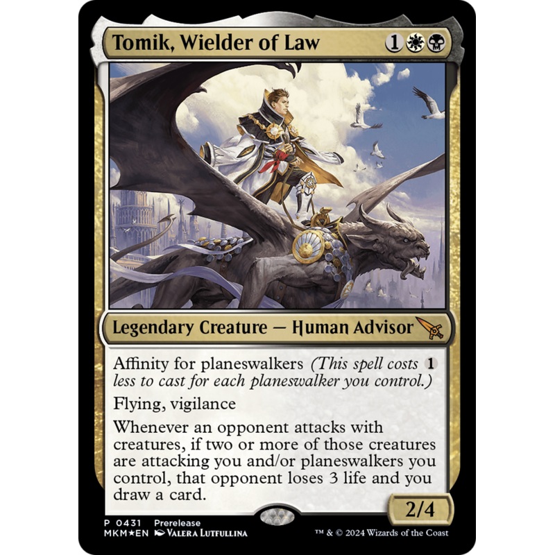 Tomik, Wielder of Law [Murders at Karlov Manor Prerelease Promos]