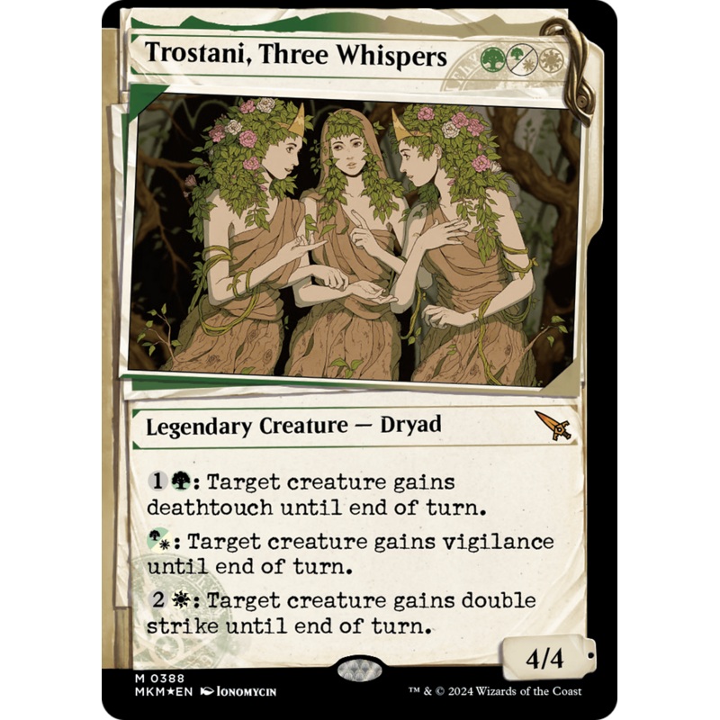 Trostani, Three Whispers (Showcase) (Invisible Ink) [Murders at Karlov Manor]