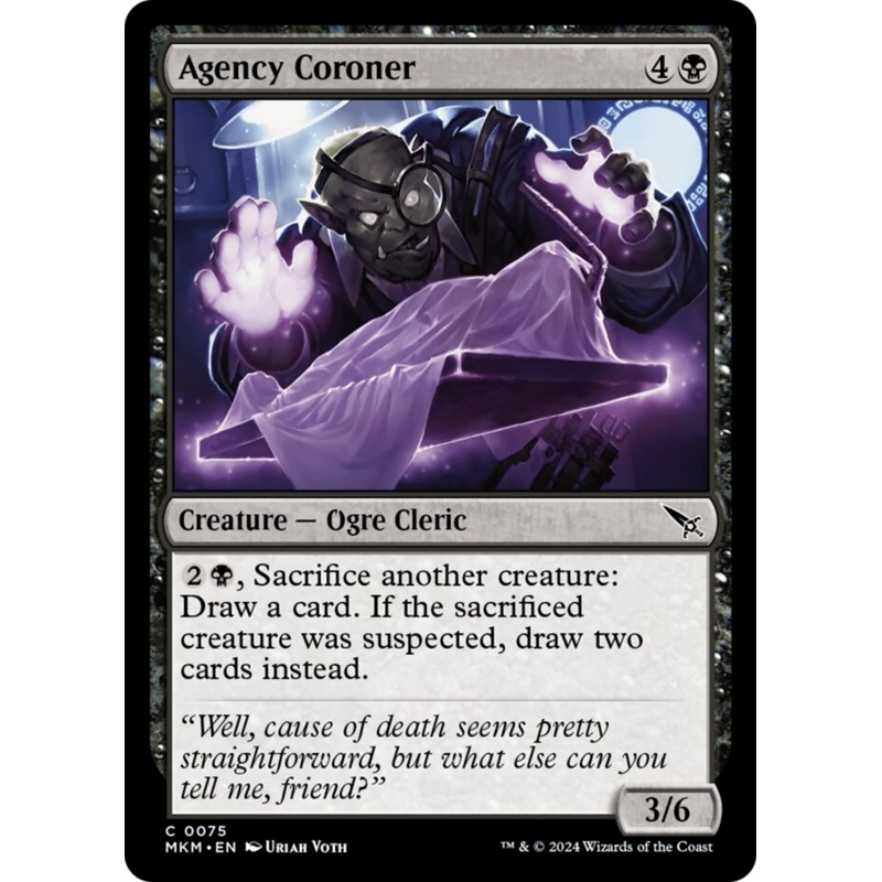 Agency Coroner [Murders at Karlov Manor]