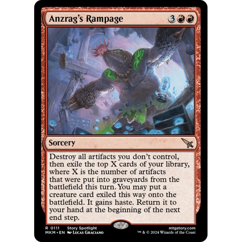 Anzrag's Rampage [Murders at Karlov Manor]