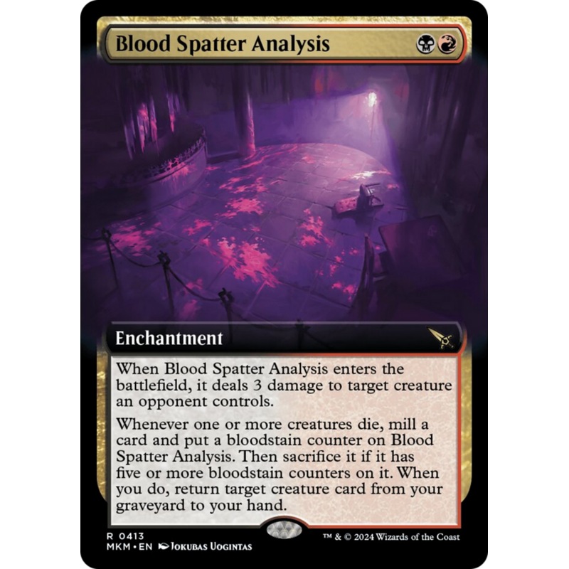 Blood Spatter Analysis (Extended Art) [Murders at Karlov Manor]
