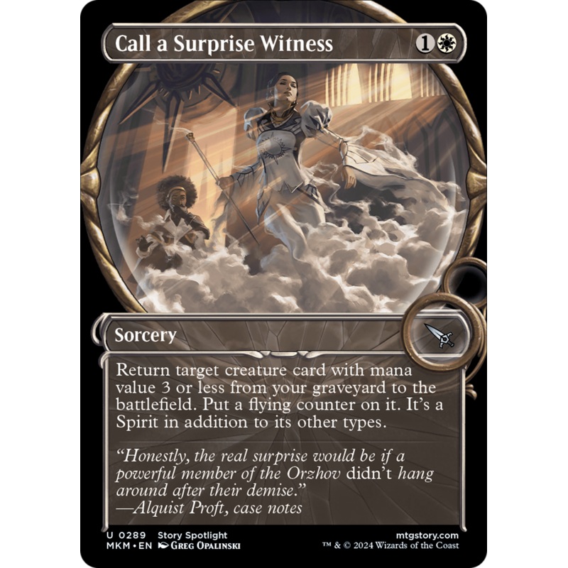 Call a Surprise Witness (Showcase) [Murders at Karlov Manor]