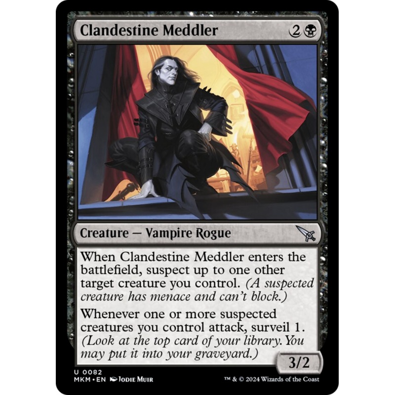 Clandestine Meddler (Red) [Murders at Karlov Manor]
