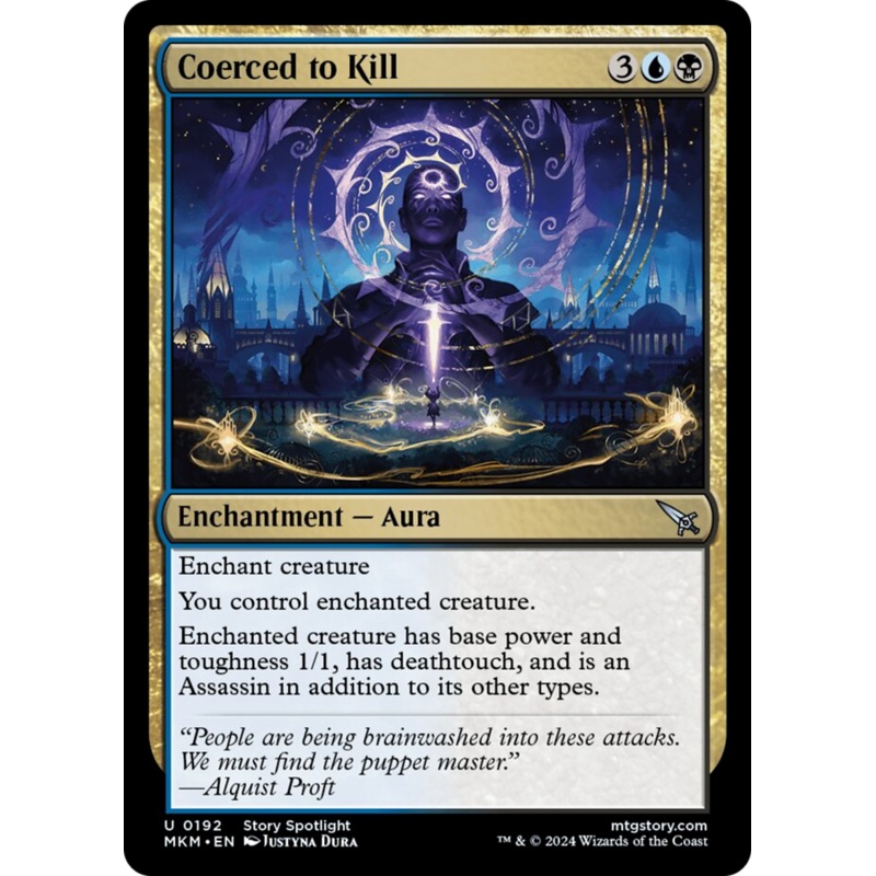 Coerced to Kill [Murders at Karlov Manor]