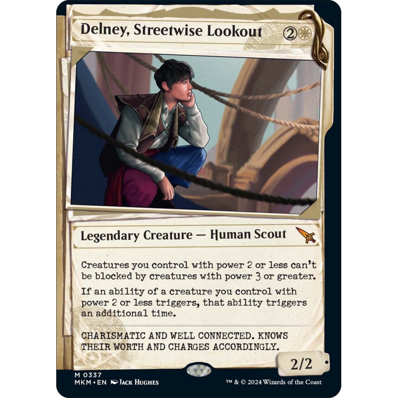 Delney, Streetwise Lookout (Showcase) [Murders at Karlov Manor]