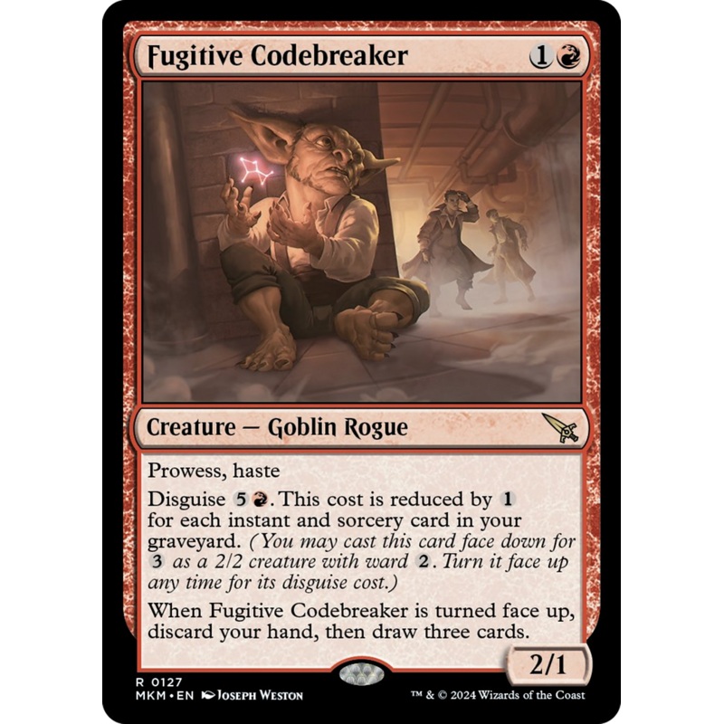 Fugitive Codebreaker [Murders at Karlov Manor]