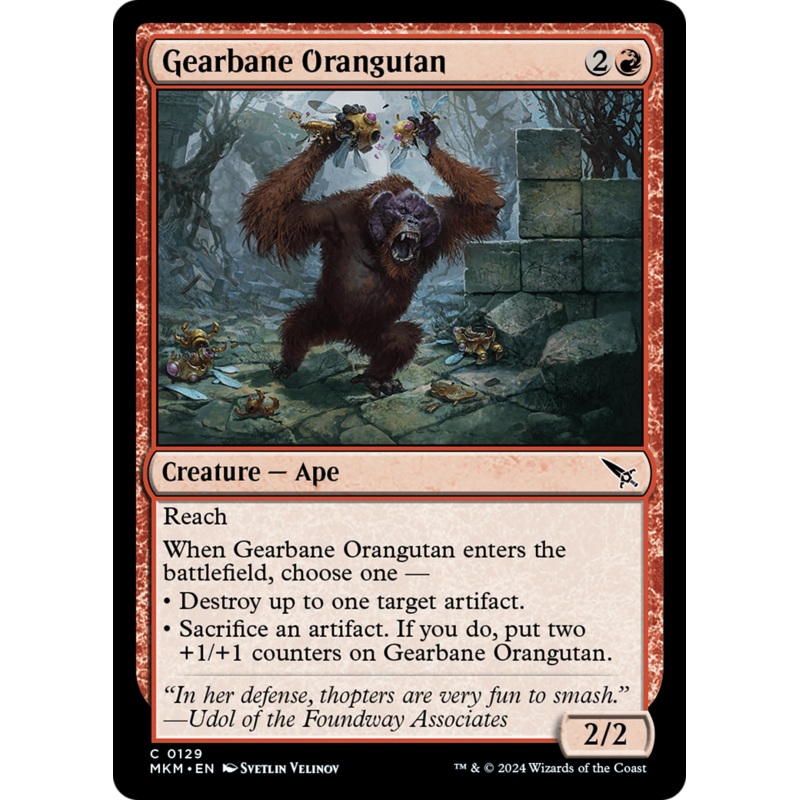 Gearbane Orangutan [Murders at Karlov Manor]