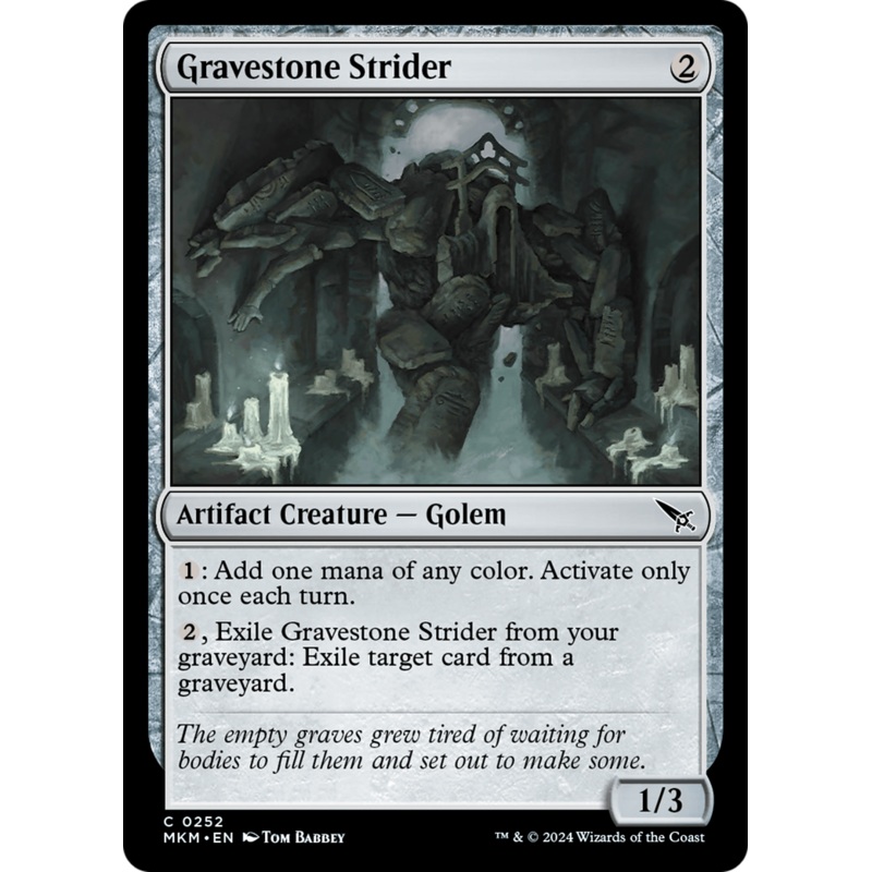 Gravestone Strider [Murders at Karlov Manor]