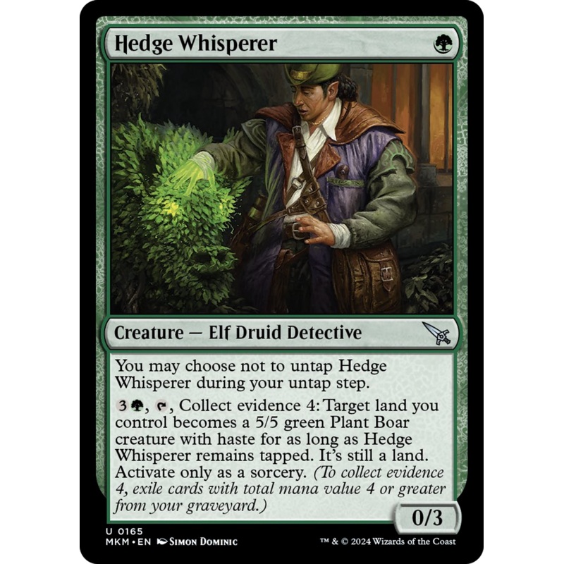 Hedge Whisperer [Murders at Karlov Manor]