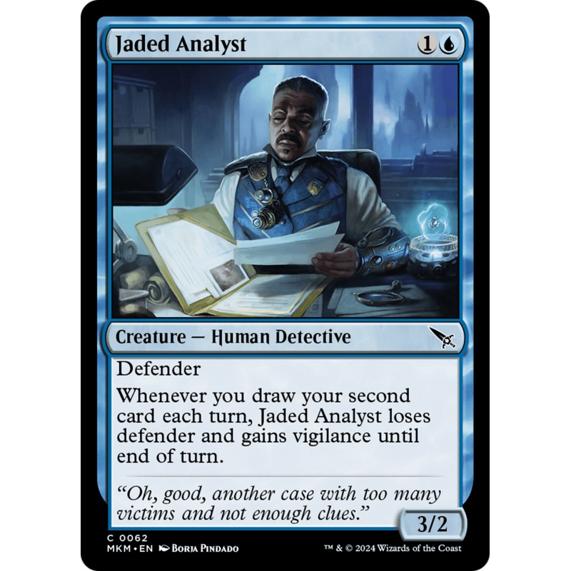 Jaded Analyst [Murders at Karlov Manor]