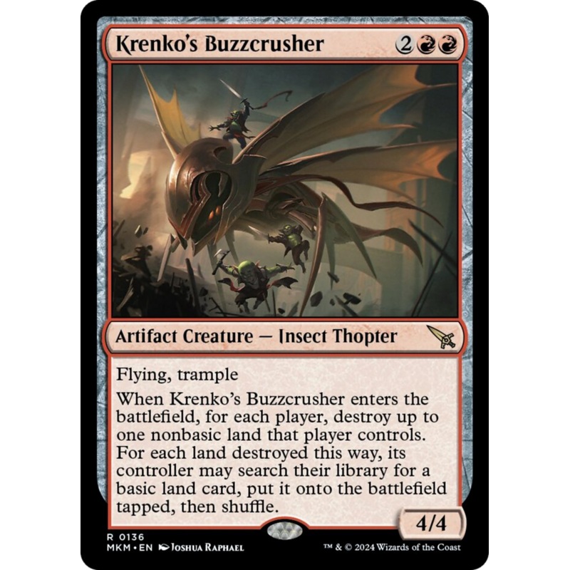 Krenko's Buzzcrusher [Murders at Karlov Manor]
