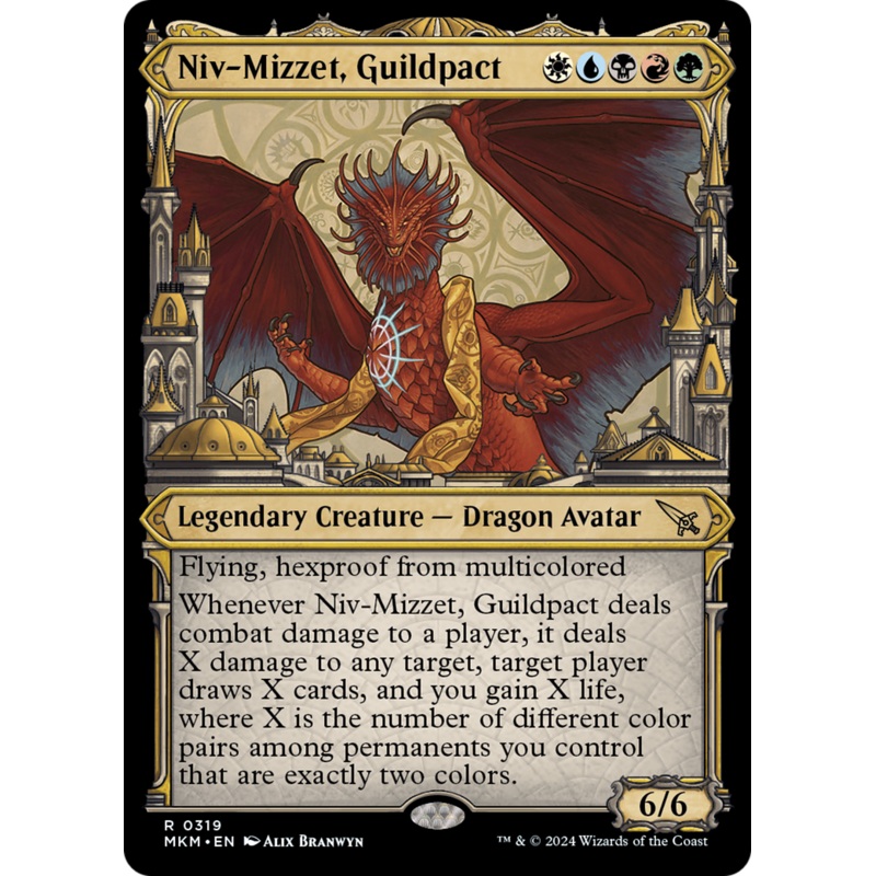 Niv-Mizzet, Guildpact (Showcase) (319) [Murders at Karlov Manor]