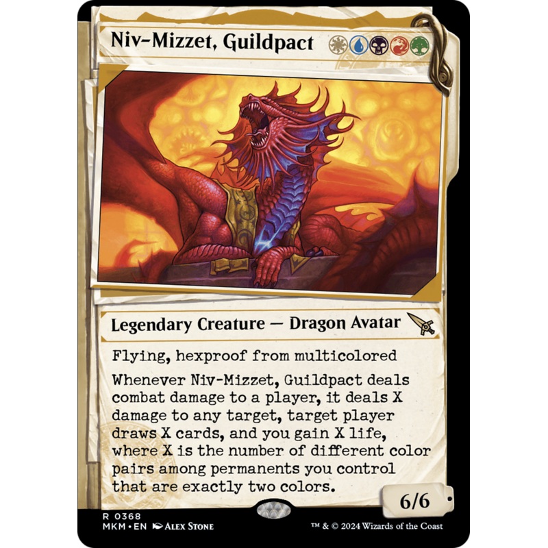 Niv-Mizzet, Guildpact (Showcase) (368) [Murders at Karlov Manor]