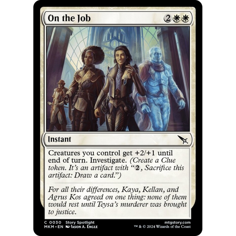 On the Job [Murders at Karlov Manor]