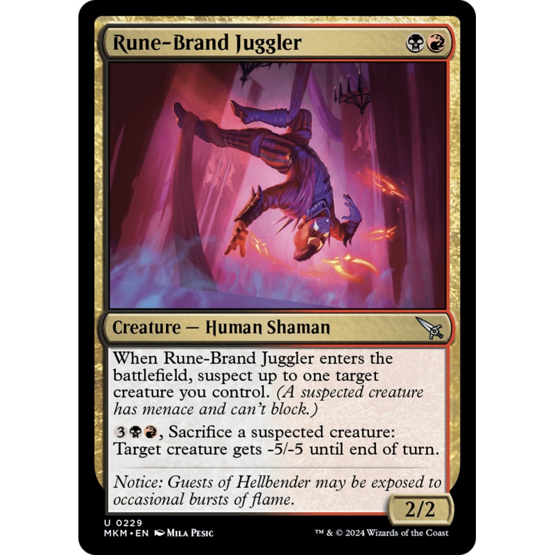Rune-Brand Juggler [Murders at Karlov Manor]
