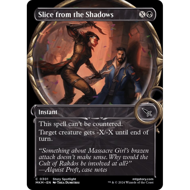 Slice from the Shadows (Showcase) [Murders at Karlov Manor]