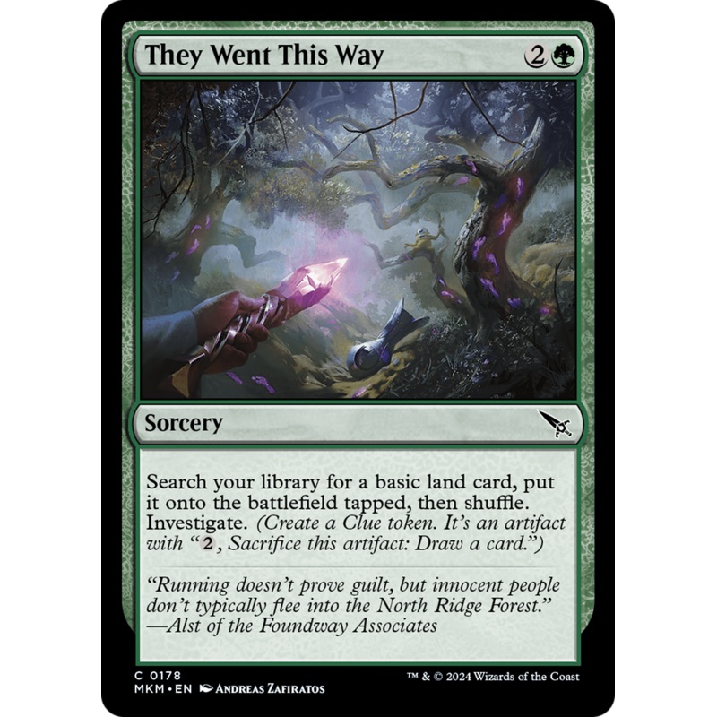 They Went This Way [Murders at Karlov Manor]