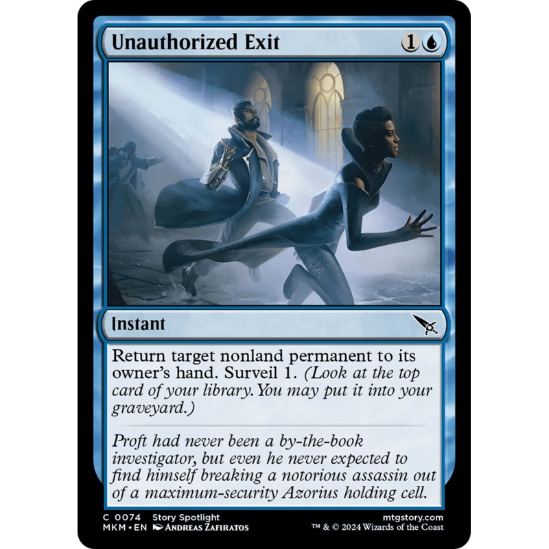 Unauthorized Exit [Murders at Karlov Manor]