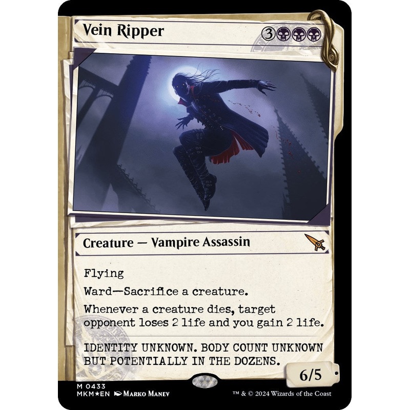 Vein Ripper (Showcase) (Invisible Ink) [Murders at Karlov Manor]
