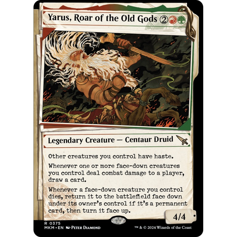 Yarus, Roar of the Old Gods (Showcase) [Murders at Karlov Manor]