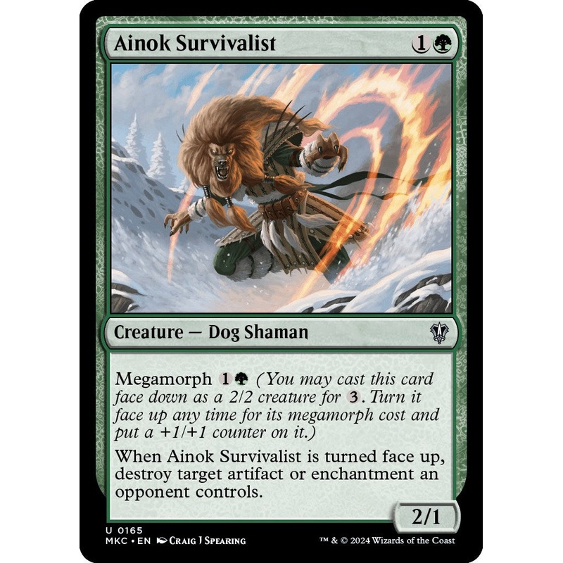 Ainok Survivalist [Murders at Karlov Manor Commander]
