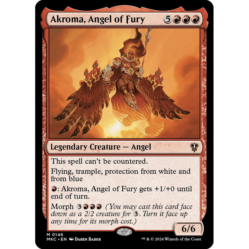 Akroma, Angel of Fury [Murders at Karlov Manor Commander]