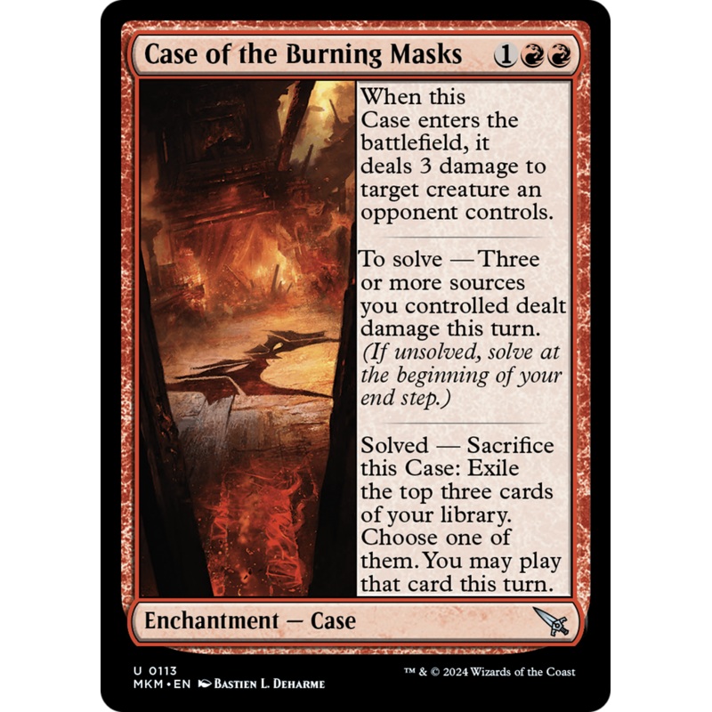 Case of the Burning Masks [Murders at Karlov Manor]