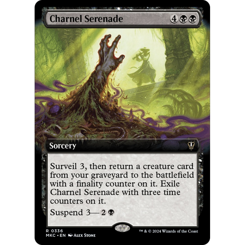 Charnel Serenade (Extended Art) [Murders at Karlov Manor Commander]