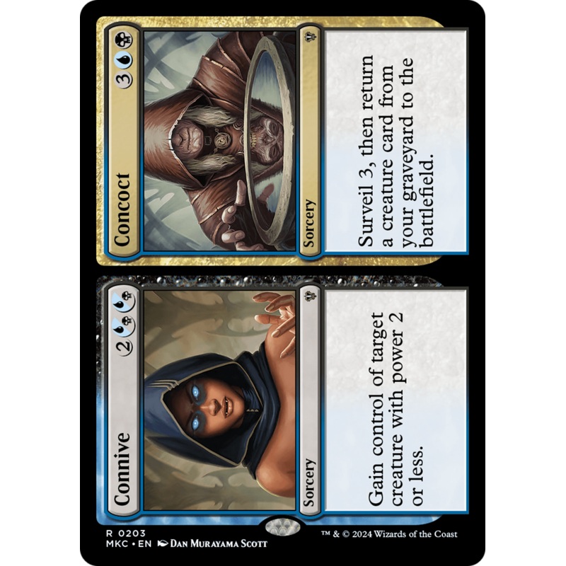 Connive // Concoct [Murders at Karlov Manor Commander]