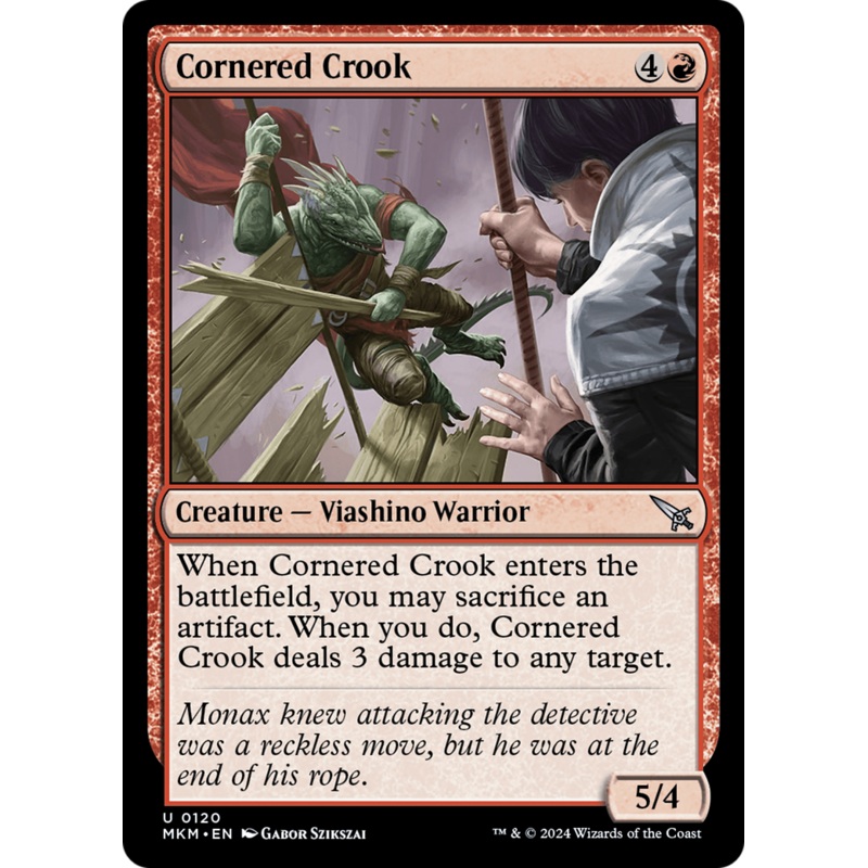 Cornered Crook [Murders at Karlov Manor]