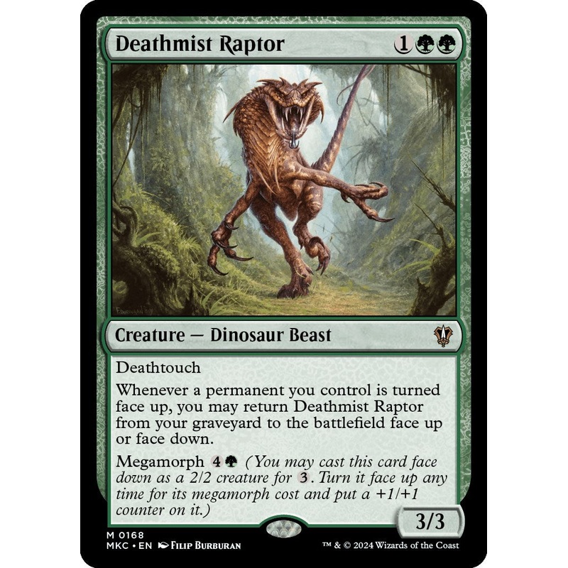 Deathmist Raptor [Murders at Karlov Manor Commander]