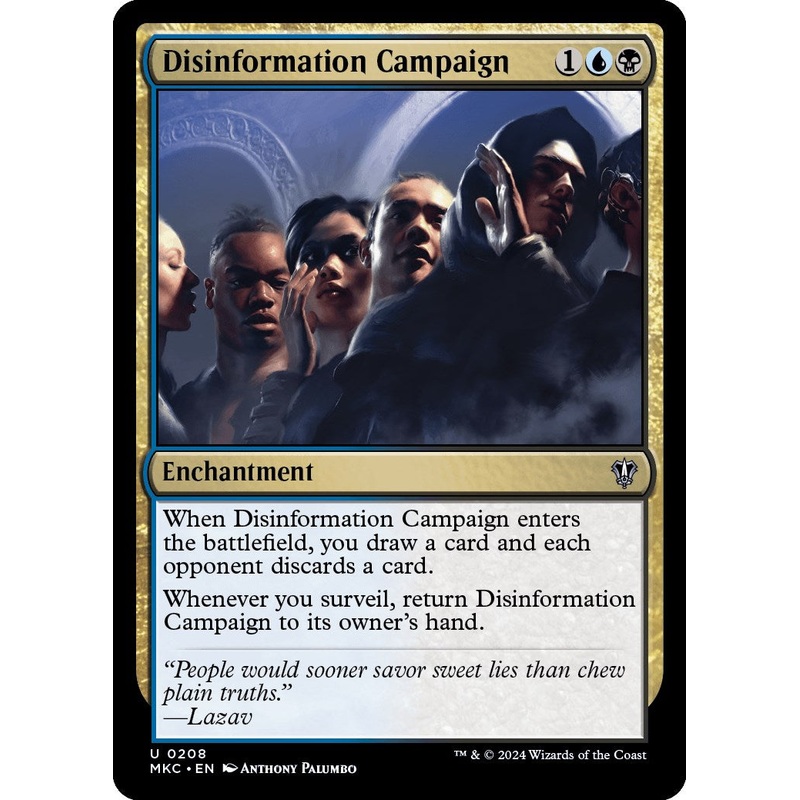 Disinformation Campaign [Murders at Karlov Manor Commander]