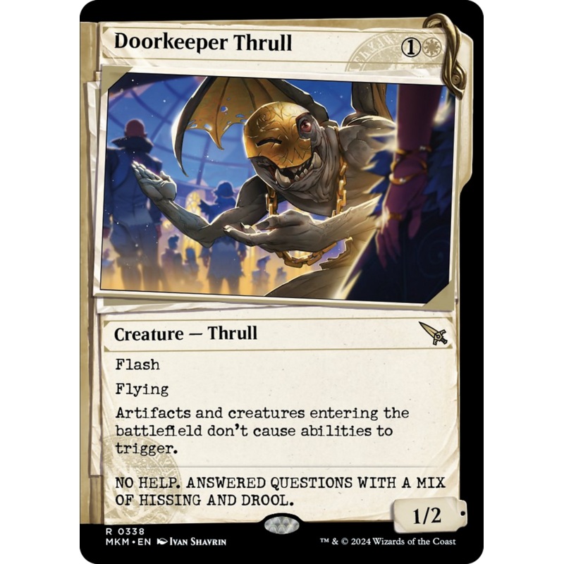 Doorkeeper Thrull (Showcase) [Murders at Karlov Manor]