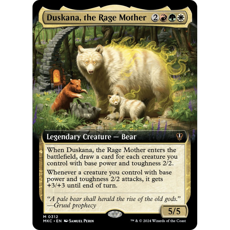 Duskana, the Rage Mother (Extended Art) [Murders at Karlov Manor Commander]