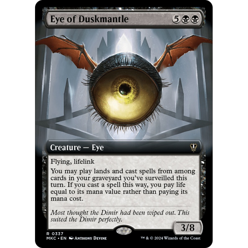 Eye of Duskmantle (Extended Art) [Murders at Karlov Manor Commander]