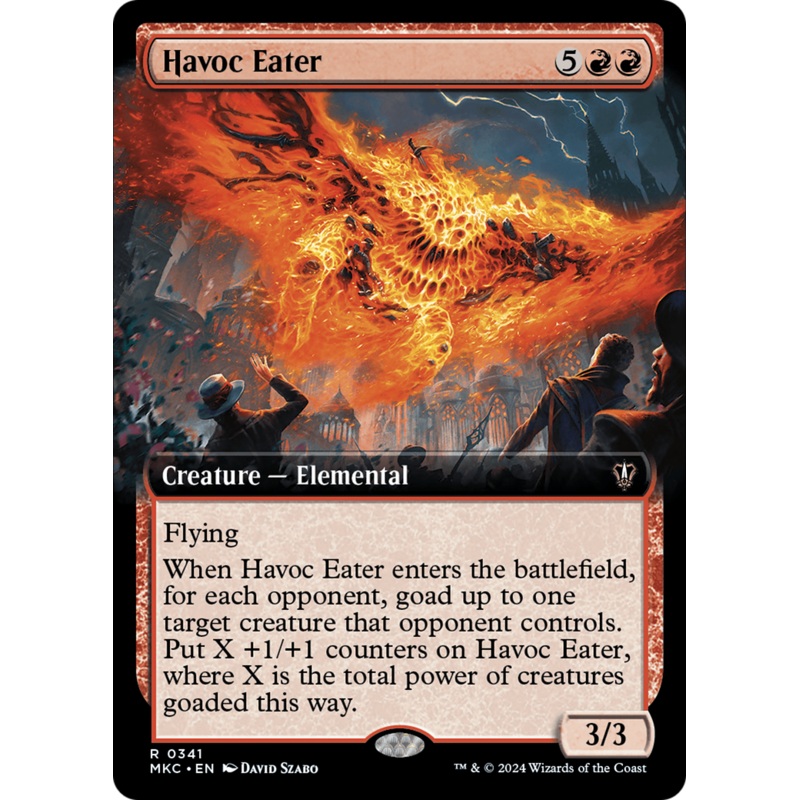 Havoc Eater (Extended Art) [Murders at Karlov Manor Commander]