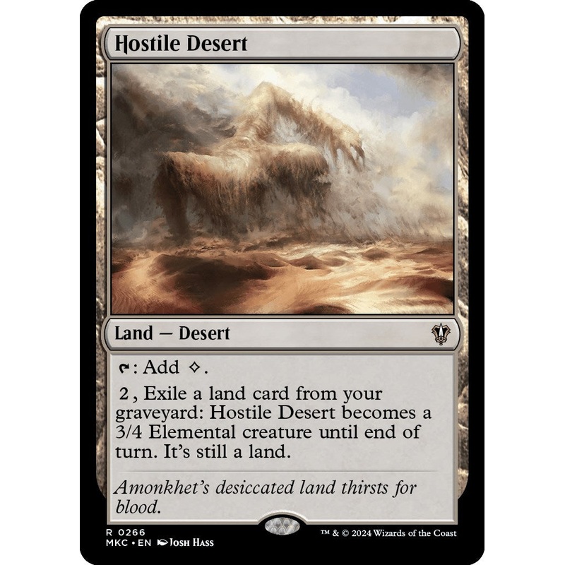 Hostile Desert [Murders at Karlov Manor Commander]