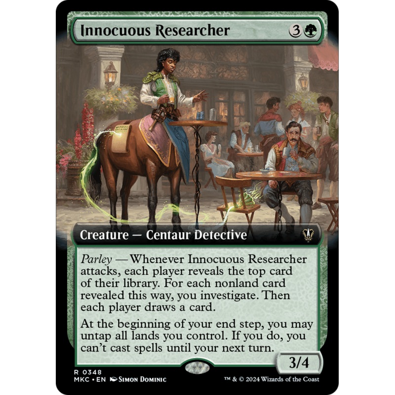 Innocuous Researcher (Extended Art) [Murders at Karlov Manor Commander]