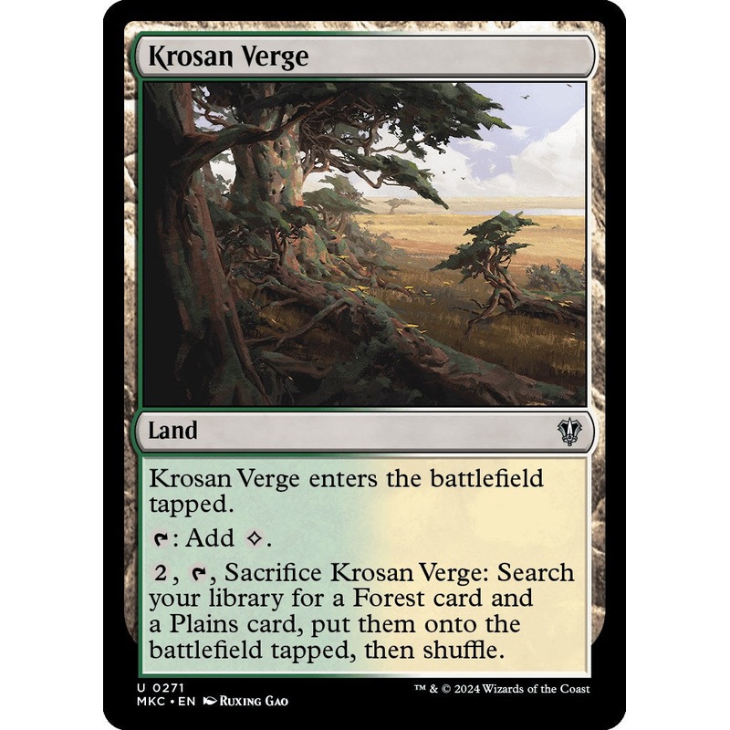 Krosan Verge [Murders at Karlov Manor Commander]